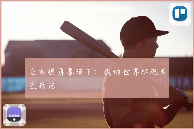 当电视屏幕暗下：我的世界杯观看生存记